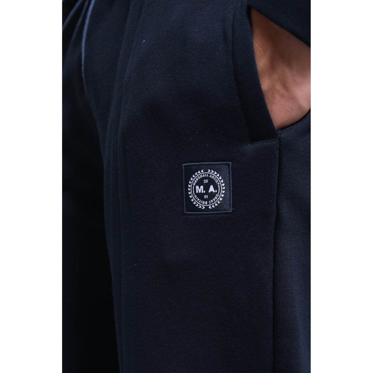 Marshall Artist | 1128 Marchio Siren Woven Badge Jogger - Navy