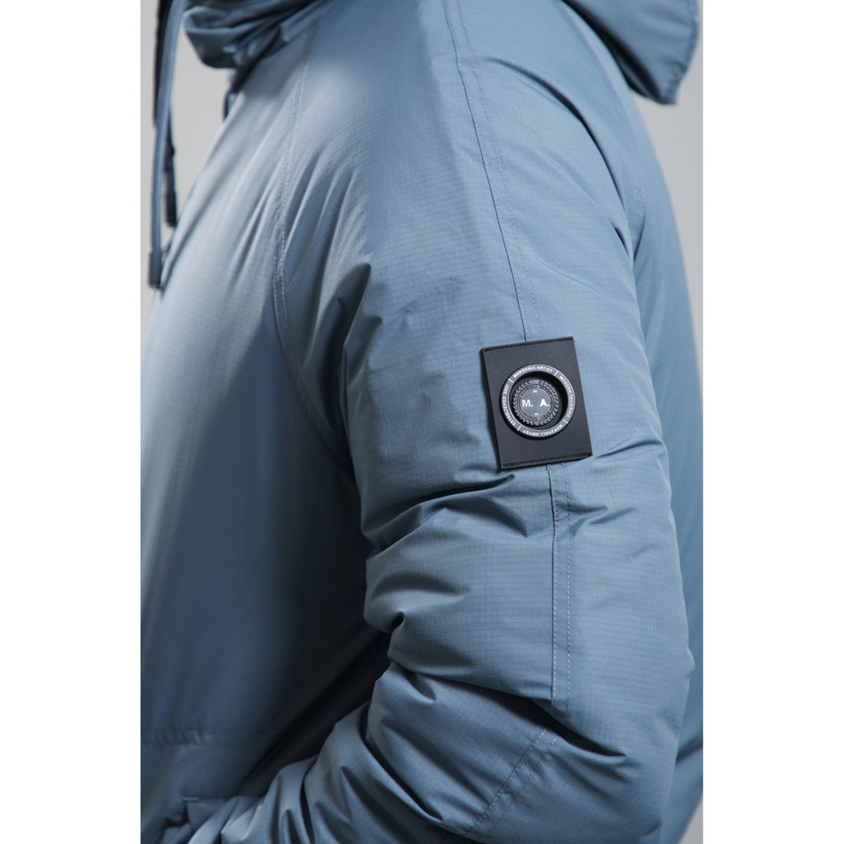 Marshall Artist | 1228 Louden Thermo Lightweight Nylon Ripstop Hood Jacket - Storm Grey