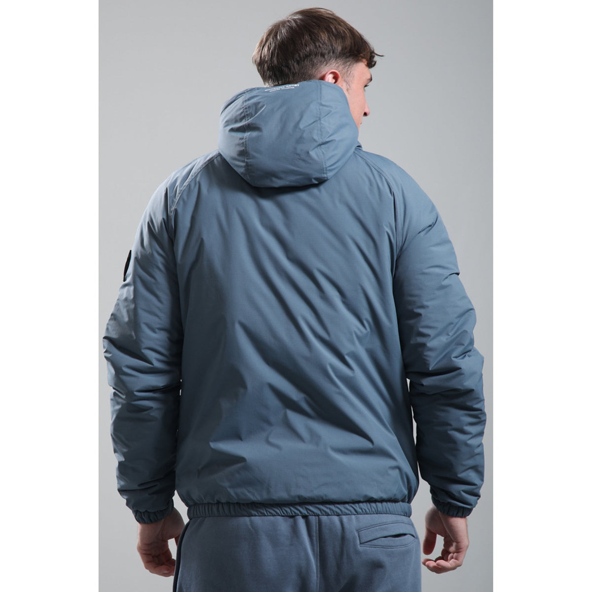 Marshall Artist | 1228 Louden Thermo Lightweight Nylon Ripstop Hood Jacket - Storm Grey
