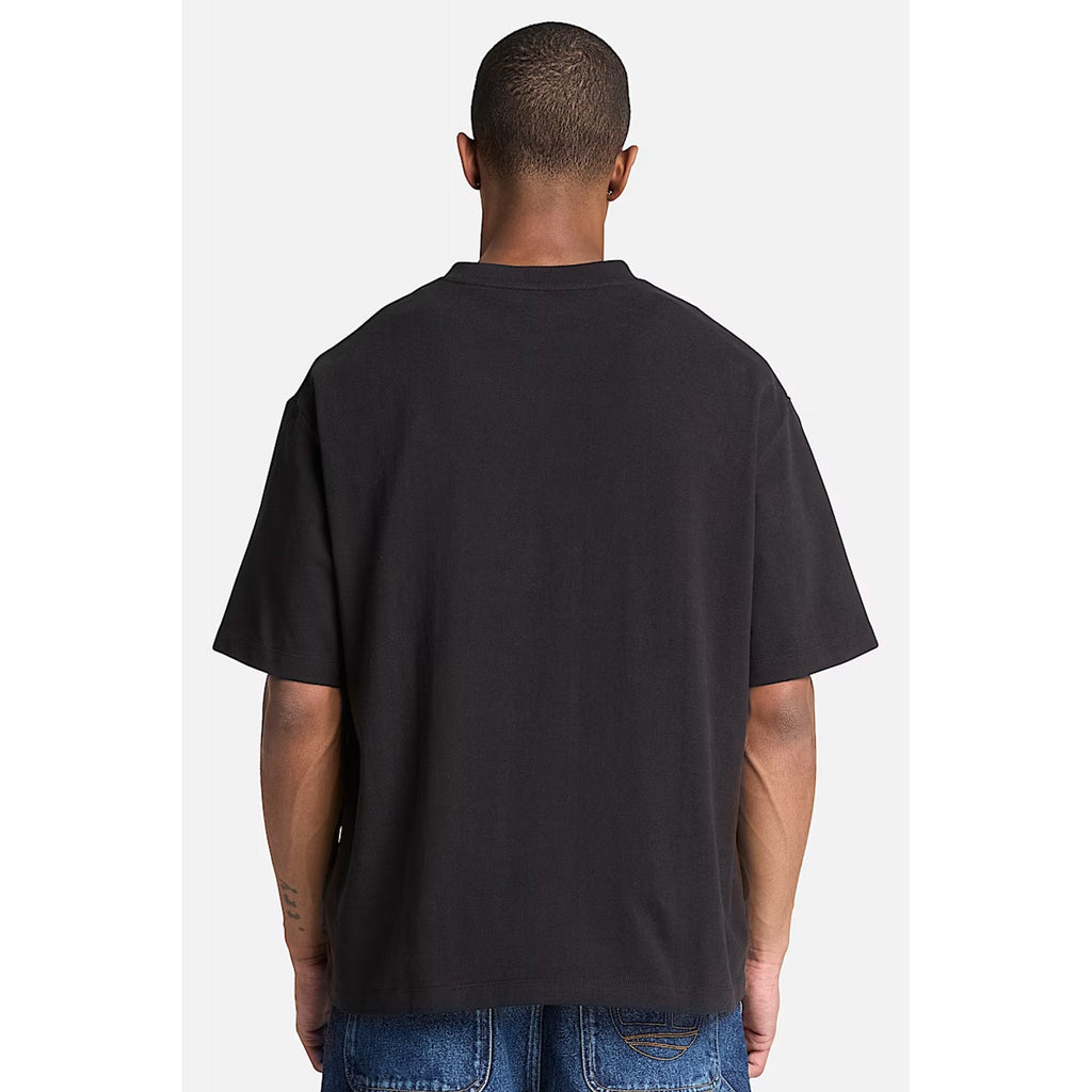 Timberland TBC0YHAJ Rugged Boot Graphic Print Logo Relaxed Fit Half Sleeve T-Shirt