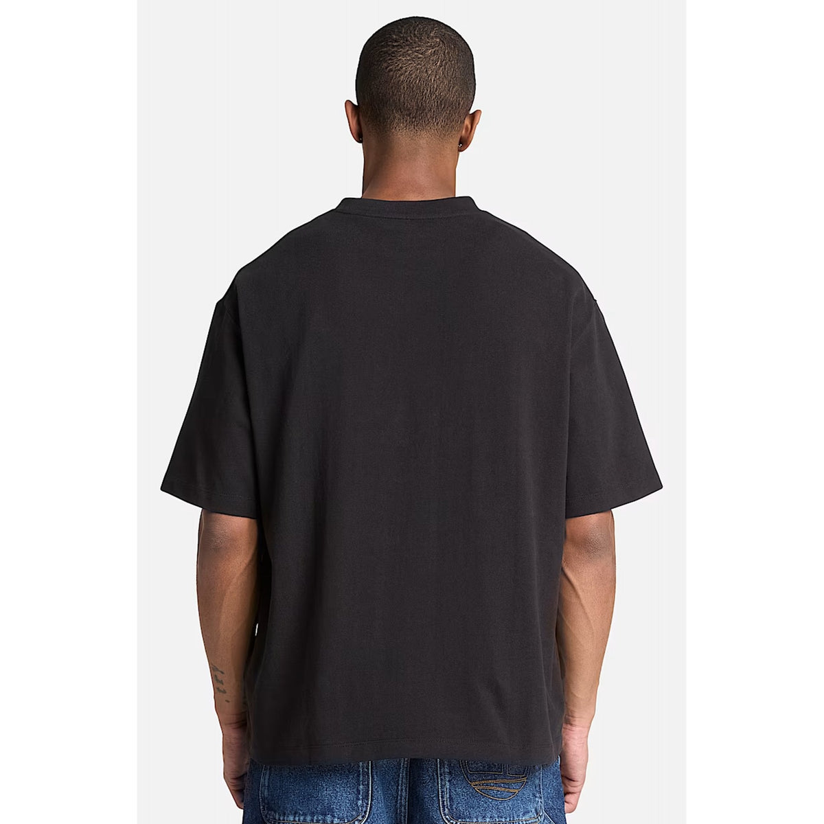 Timberland TBC0YHAJ Rugged Boot Graphic Print Logo Relaxed Fit Half Sleeve T-Shirt