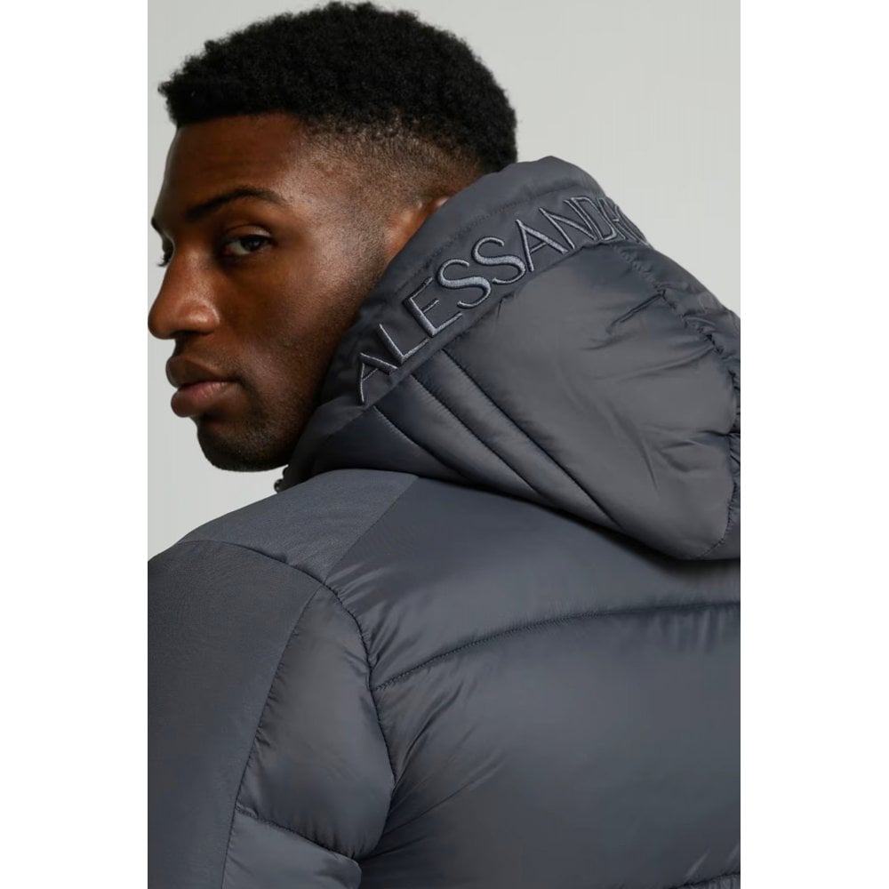 Alessandro Zavetti | AZ Nevori 8510 Short Quilted Puffer Hood Jacket