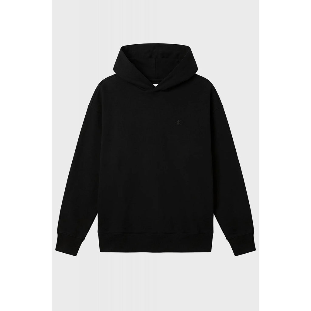 Calvin Klein Jeans | LV04RH208G Embroidery Back Logo Relaxed Fit Overhead Hood Top - Black