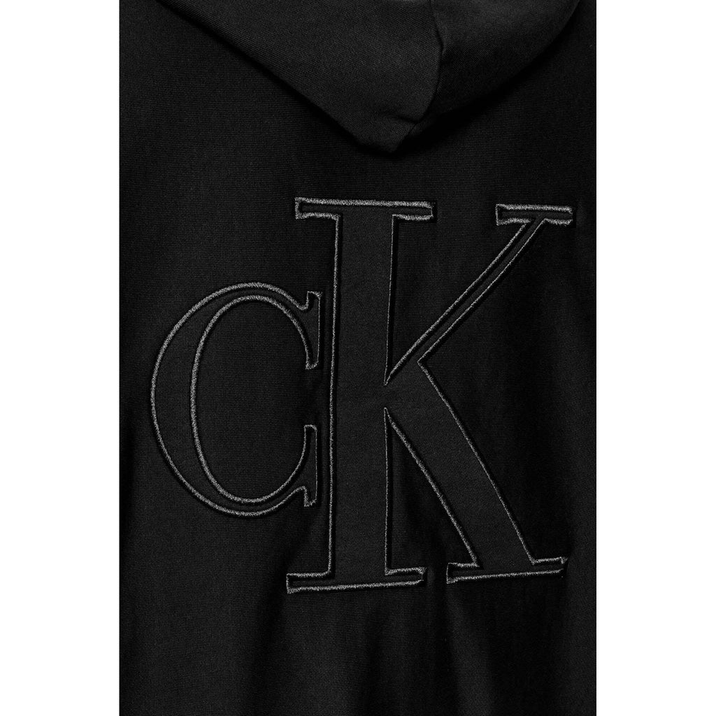 Calvin Klein Jeans | LV04RH208G Embroidery Back Logo Relaxed Fit Overhead Hood Top - Black