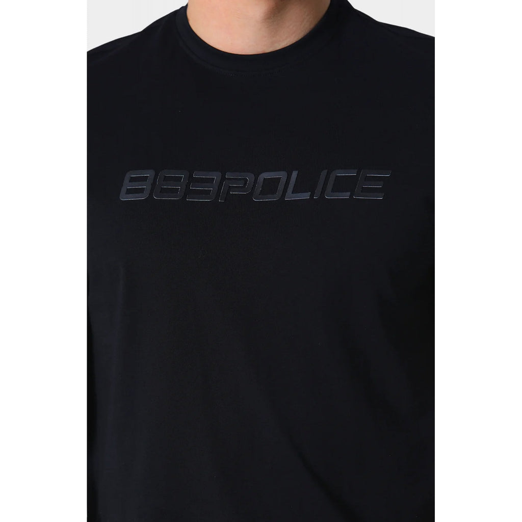 Police Trulla 1280 Matt Raised Logo Print Slim Fit Half Sleeve T-Shirt