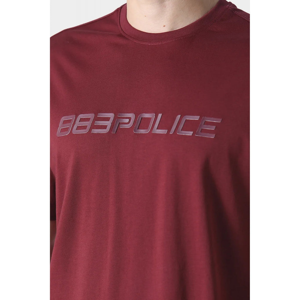 Police Trulla 1280 Matt Raised Logo Print Slim Fit Half Sleeve T-Shirt