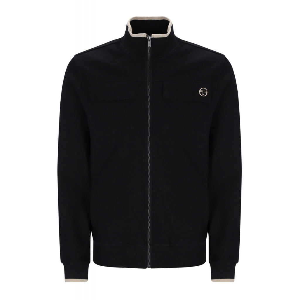 Sergio Tacchini | Guilo 1312 Retro Chest Pocket Full Zip Funnel Neck Track Top