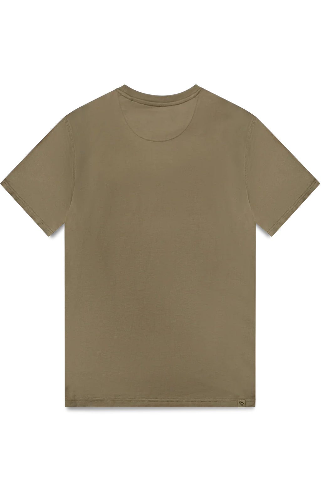 Christian Rose | 006-BL Enlarge Iconic II Crystal Rhinestone Design Logo Half Sleeve T-Shirt