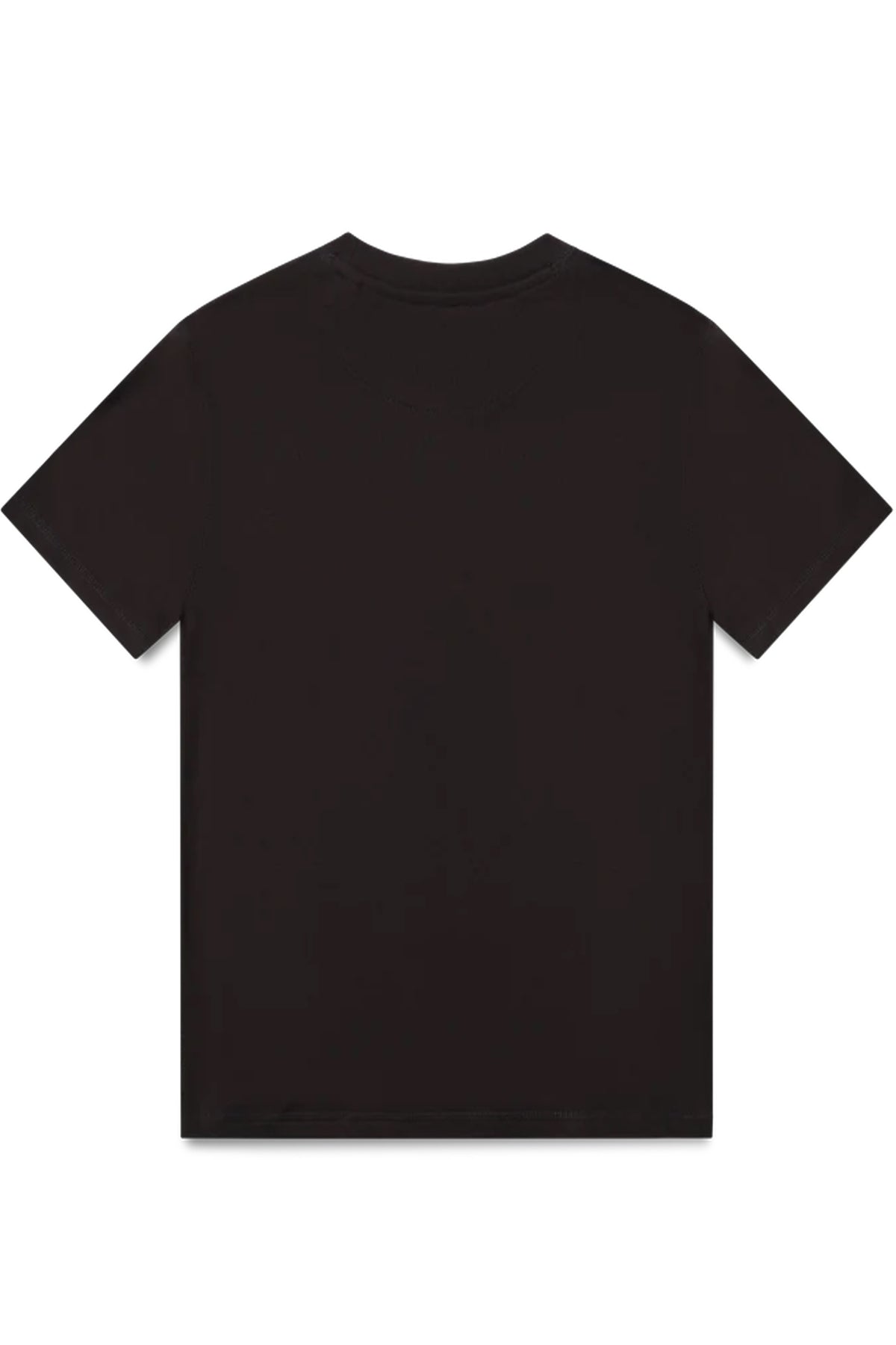 Christian Rose | 006-BL Enlarge Iconic II Crystal Rhinestone Design Logo Half Sleeve T-Shirt