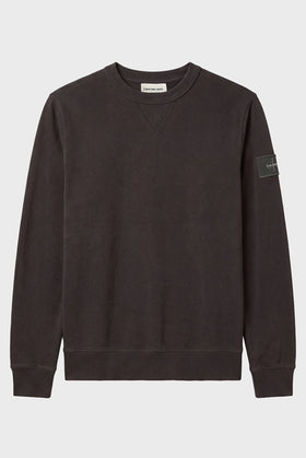 Calvin Klein Jeans | LV04RJ200G Badge Logo Classic Fit Sweat Top - Graphite