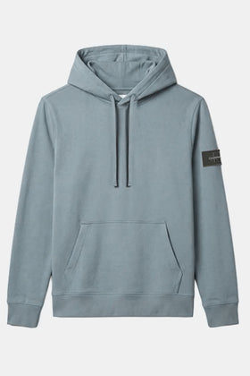 Calvin Klein Jeans | LV04RJ201G Badge Logo Overhead Hood Top - Steel Grey