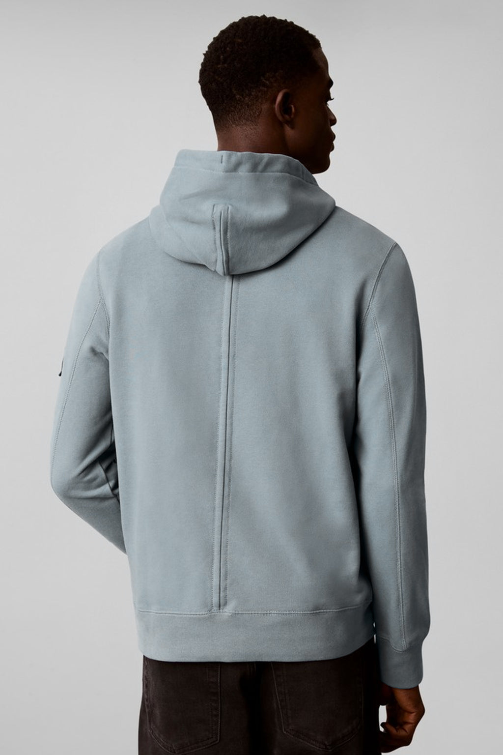 Calvin Klein Jeans | LV04RJ201G Badge Logo Overhead Hood Top - Steel Grey