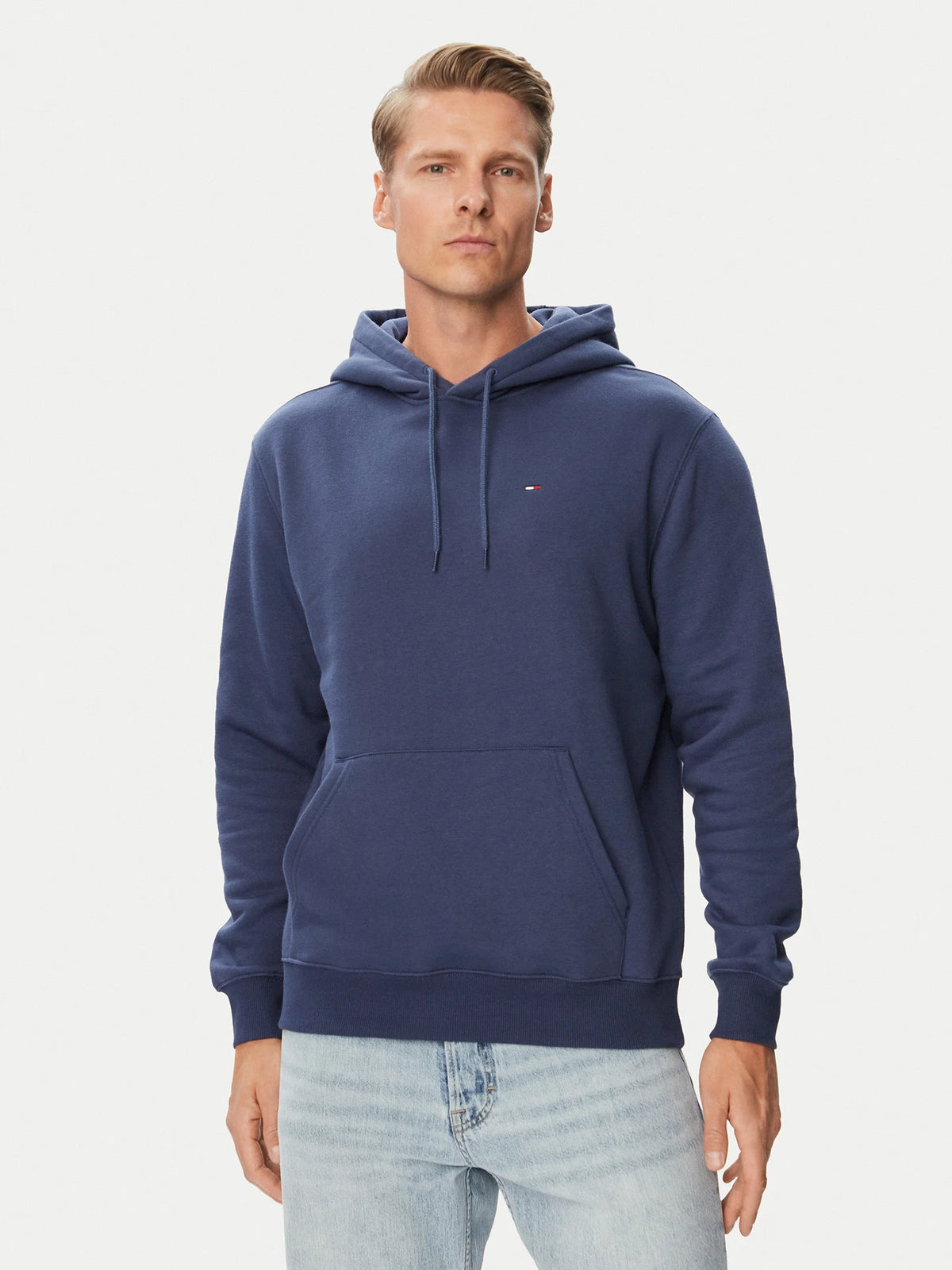 Tommy Jeans | DM20742 Regular Core Small Flag Logo Fleece Overhead Hood Top