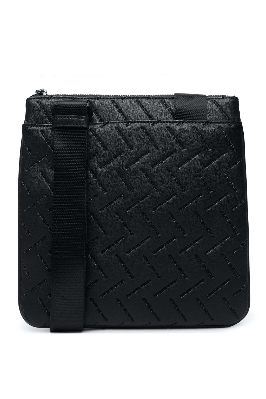 Armani Exchange | AX XM002597 AF22652 Embossed Flat Repeat Logo Leather Cross Body Messenger Bag