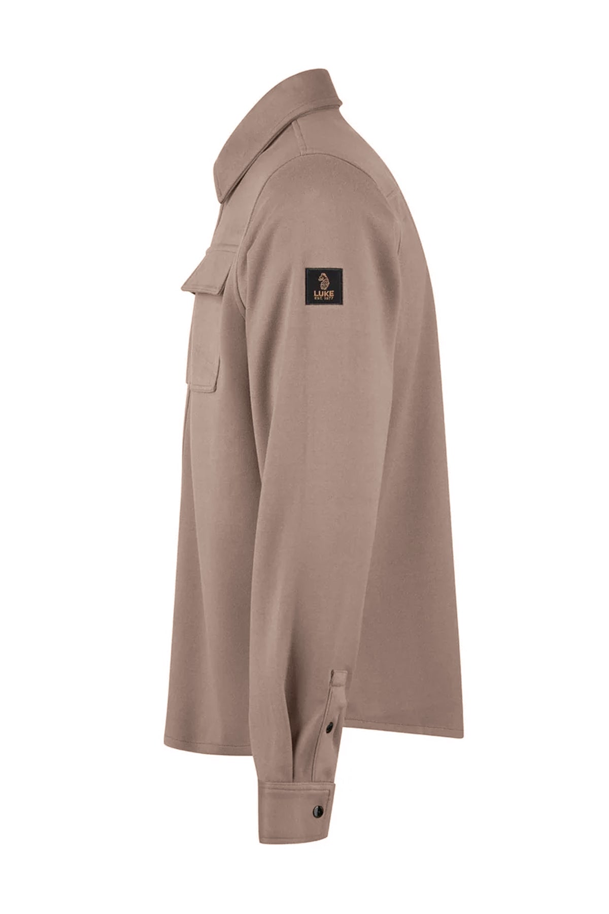 Luke | M780950 Ettrick 0950 Buttoned Down Snap Stud Premium Overshirt