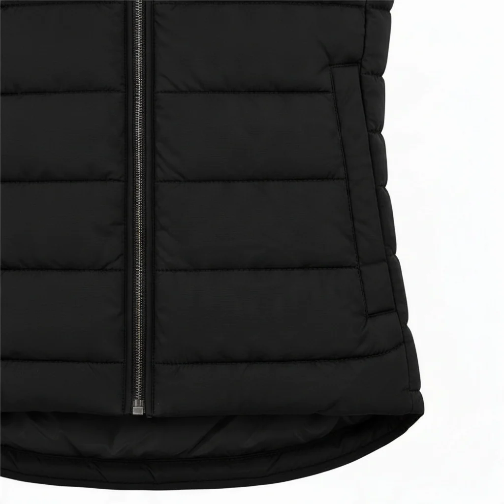 Lyle & Scott | JK2562V Tartan Lined Lightweight Padded Golden Logo Quilted Gilet - Black