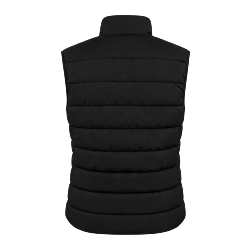 Lyle & Scott | JK2562V Tartan Lined Lightweight Padded Golden Logo Quilted Gilet - Black