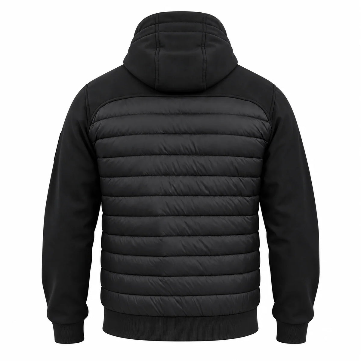 Marshall Artist | 1236 Avondale Hybrid Lightweight Micro Ripstop Panel Hood Jacket - Black
