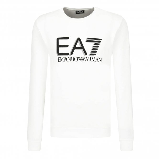 EA7 Emporio Armani EA7 | Emporio Armani 3HPM60 PJ05Z Logo Crew Neck Sweat Top