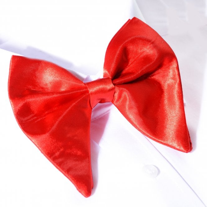 CB Tailor Made  CB Satin Big Bow Tie Plus Free Handkerchief Set