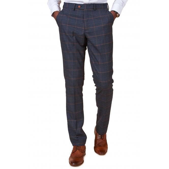 Marc Darcy  | Jenson Slim Fit Check Trouser