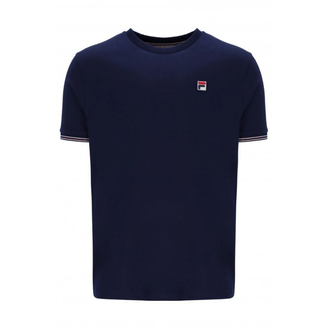 Fila  Vintage Caleb F22MH005 Woven Stripe Half Sleeve T-Shirt 