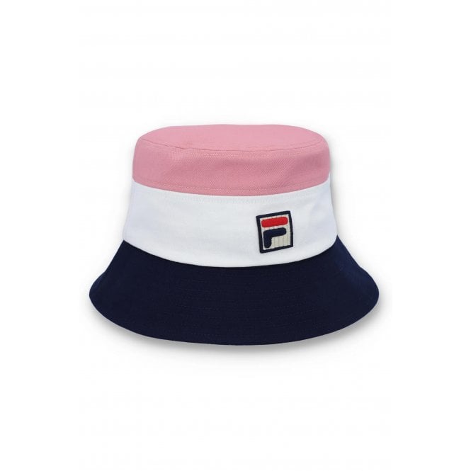 Fila  Marco Vintage 4014 Colour Block Tricolour Bucket Hat