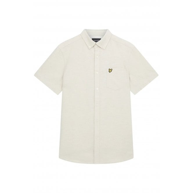 Lyle & Scott  | SW1800V Cotton Slub Texture Short Sleeve Shirt