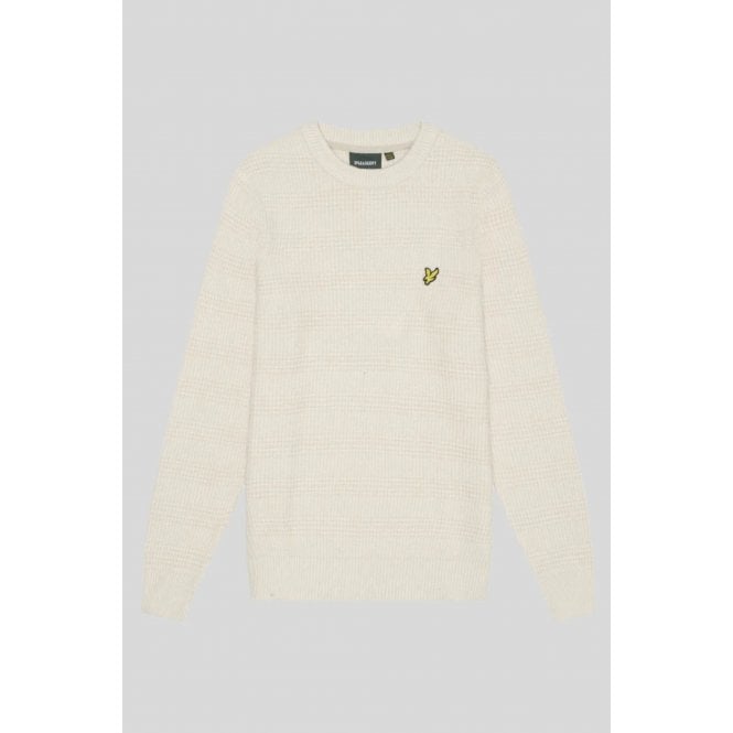 Lyle & Scott  | KN2108V Retro Waffle Crew Chunky Knit Jumper