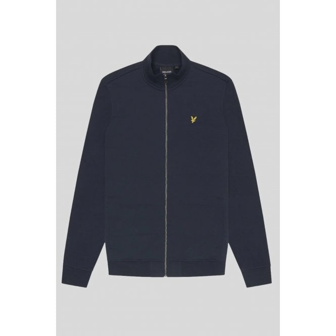 Lyle & Scott  | ML2123V Hybrid Baffled Nylon Panel Funnel Neck Track Top - Navy