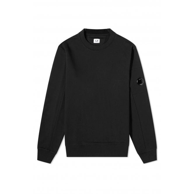 C. P. Company C.P. Company MSS022A Diagonal Raised Fleece Lens Arm Sweat Top
