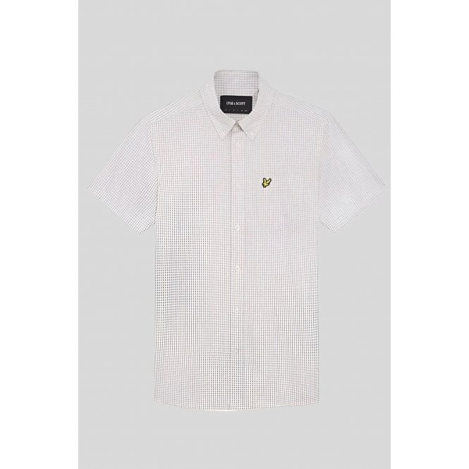 Lyle & Scott  | SW2213V Slim Fit Short Sleeve Gingham Check Shirt