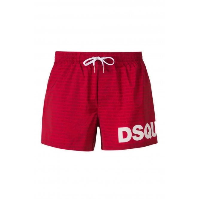 DSQUARED2  | D7B5C5950 Allover Logo Print Design Swim Short