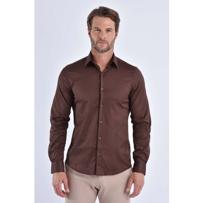 CB Tailor Made CB 091 Plain Slim Fit Single Cuff Smart Shirt