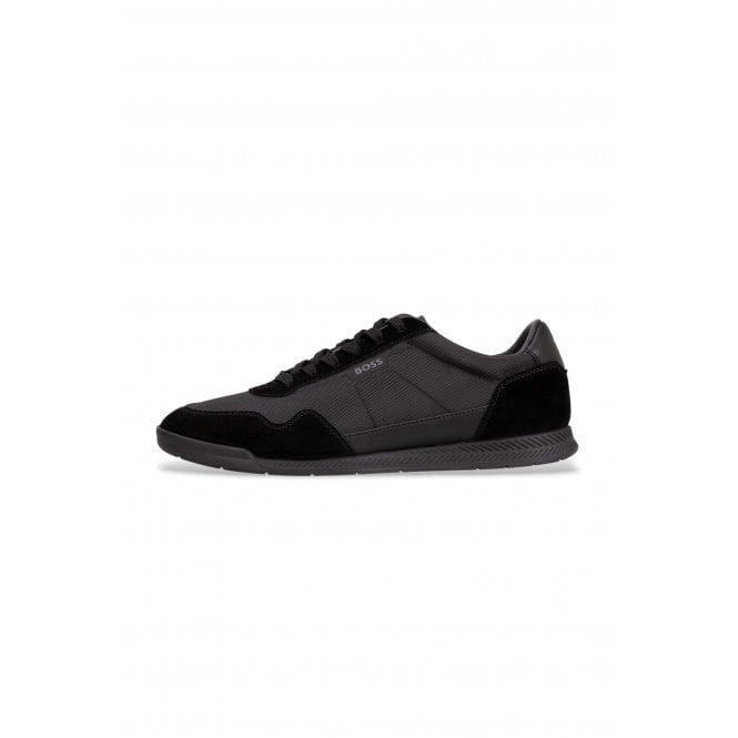 Hugo Boss  | 50536524 Titanium SL_sdtnxy Suede Trims Trainers