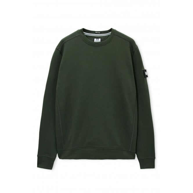 Weekend Offender  SW3A21 Thunder Cotton Jersey Crew Neck Sweat Top