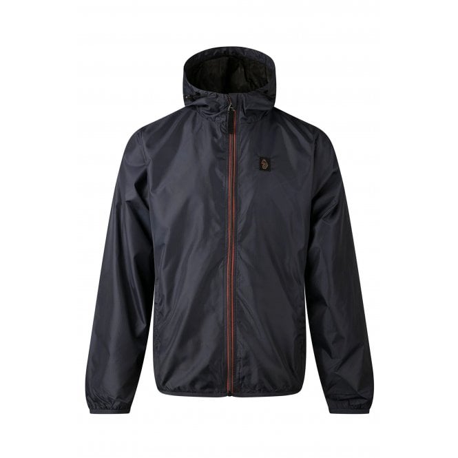Luke  | Sport M680714 Garnedd Waterproof Tri-colour Trim Lightweight Hood Jacket - Porpoise Navy