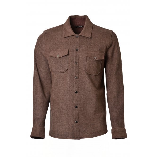 Nico Dolce  | 1009 Premium Soft Fabric Snap Button Overshirt