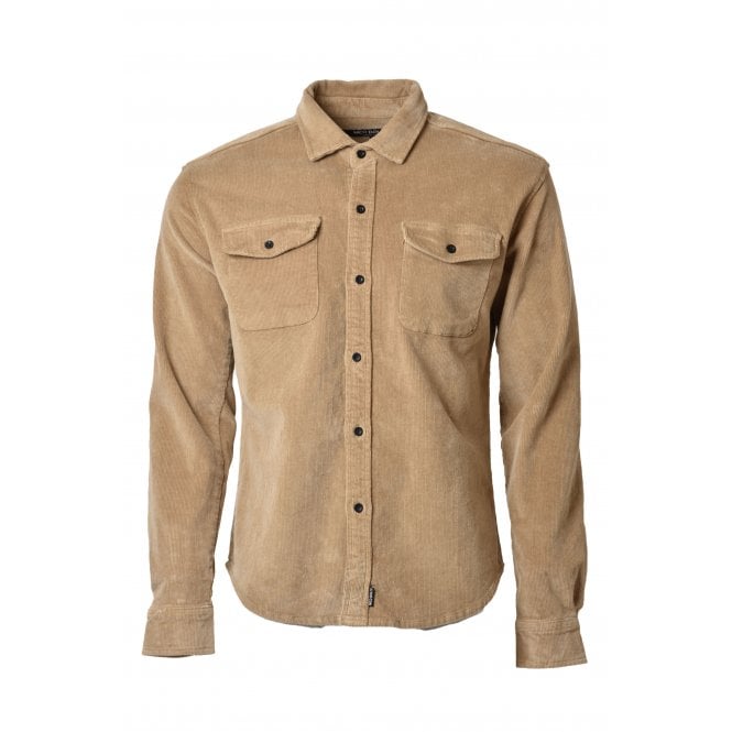 Nico Dolce  | NC-18 Slim Fit Soft Corduroy Long Sleeve Cotton Shirt