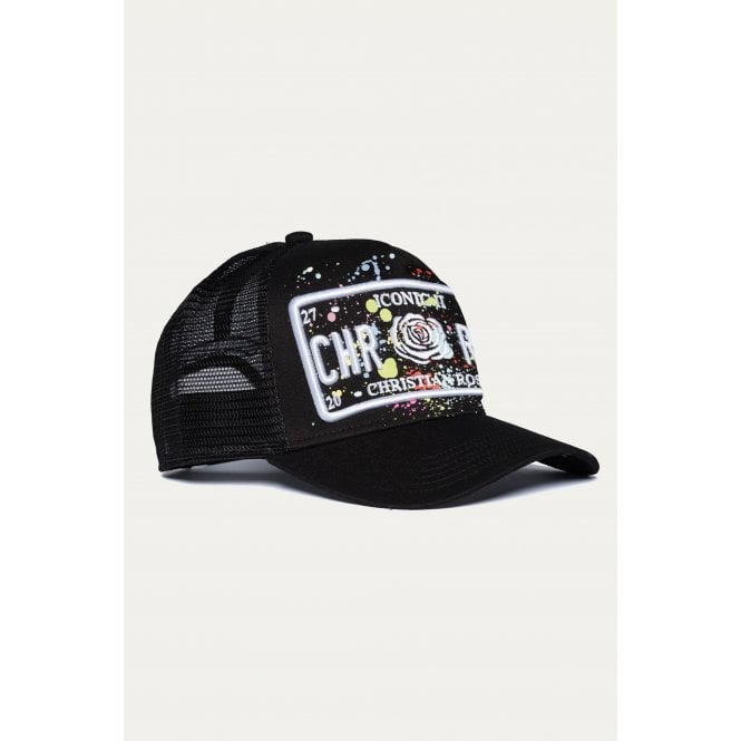 Christian Rose  | CR004 Iconic II Paint Splat Trucker Mesh Baseball Cap