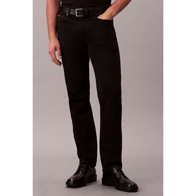 Calvin Klein  Jeans | LV04RD902G Straight Slim Fit Denim Jean - Jaguar Black