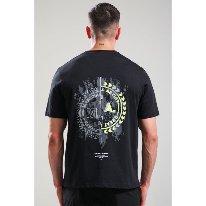 Marshall Artist  | 1112 Photek Graphic Back Print Half Sleeve T-Shirt