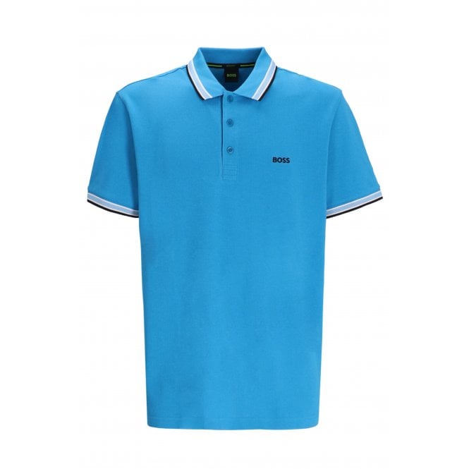 Hugo Boss  | 50469055 Paddy Plain Cotton Pique Polo Undercollar Logo T-Shirt