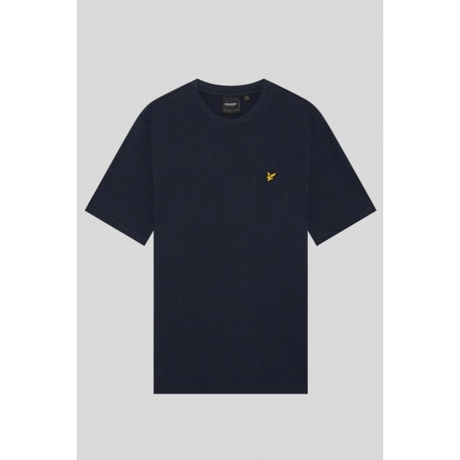 Lyle & Scott  | TS2406V Jacquard Popcorn Texture Relaxed Fit Crew Neck T-Shirt