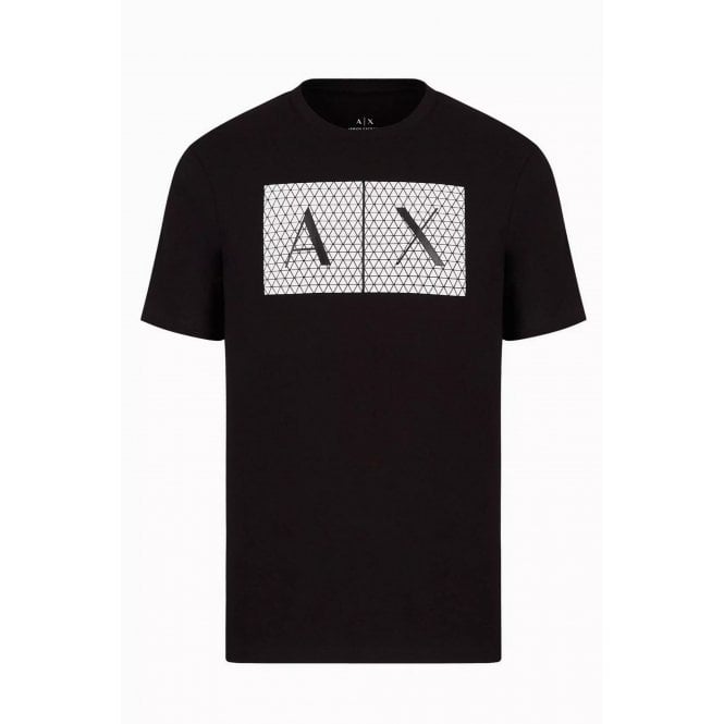 Armani Exchange  | AX 8NZTCK Mesh Style Logo Design Half Sleeve T-Shirt