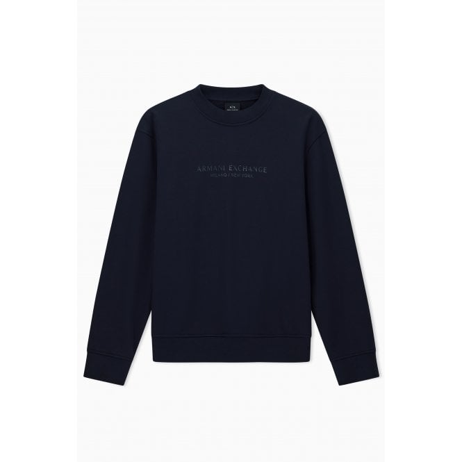 Armani Exchange  | AX XM001284 AF20934 Injection Mould Tone Logo Design Sweat Top
