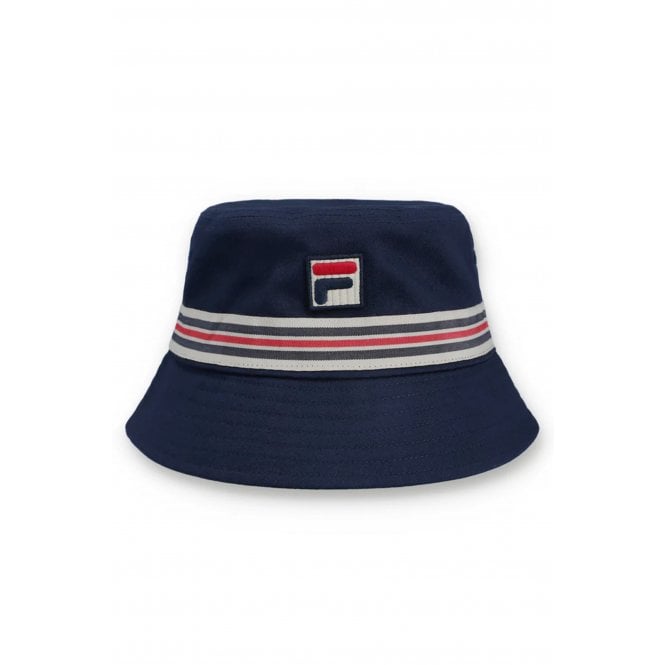 Fila  Jojo Vintage 4004 Contrast Retro Stripe Bucket Hat