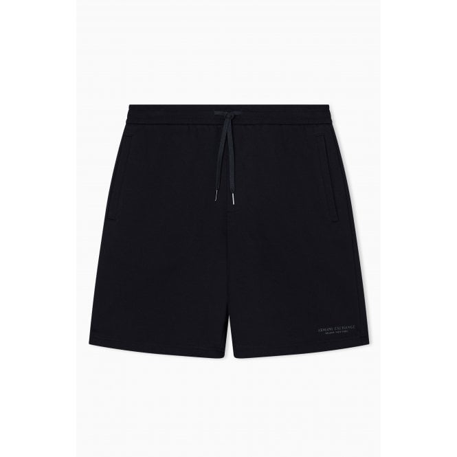 Armani Exchange  | AX XM001300 AF20934 Injection Mould Logo Design Cotton Short - Dark Navy