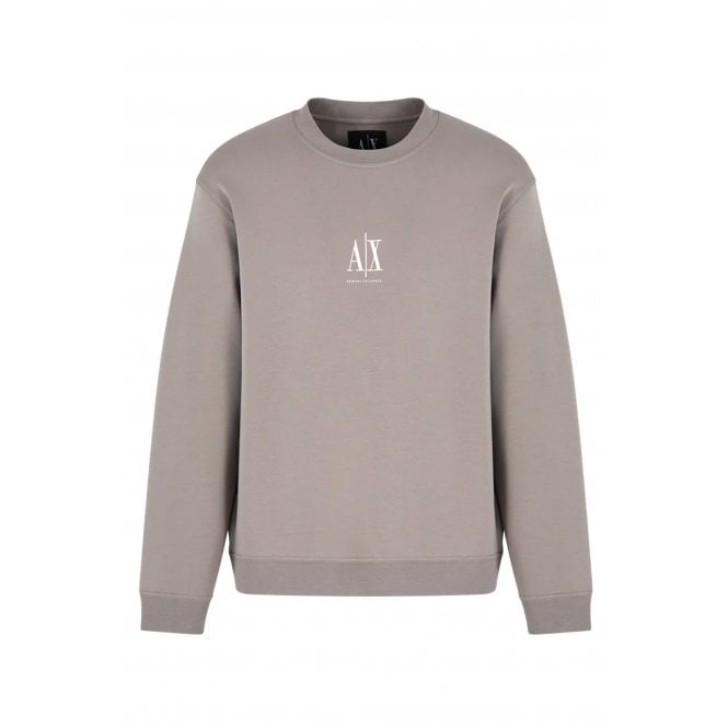 Armani Exchange  | AX XM000368 AF10818 Girocollo A|X Centre Logo Sweat Top