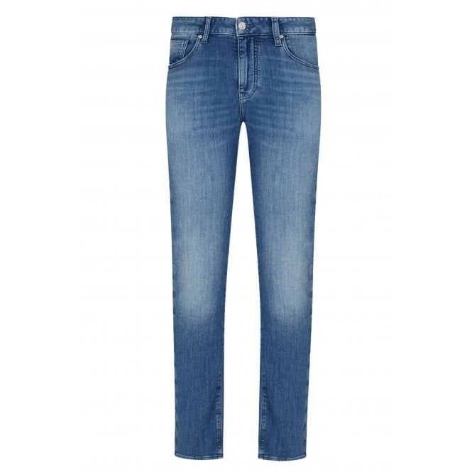 Armani Exchange  | AX XM000070 AF14368 A|X Skinny Fit J14 Denim Jean - Blue Wash